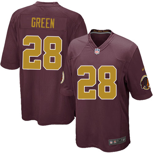 Youth Limited Darrell Green Nike Jersey Burgundy Red Alternate - #28 80th Anniversary NFL Washington Redskins